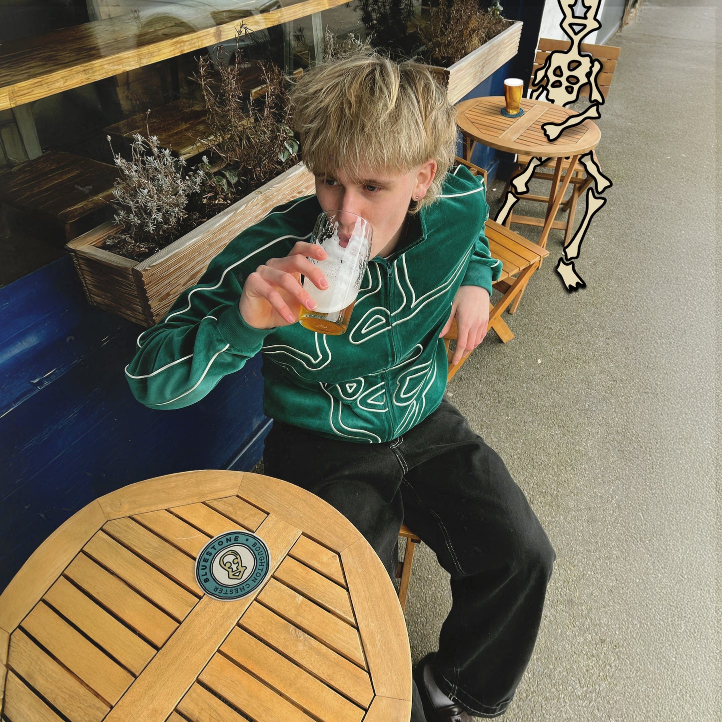 skele torso track jacket