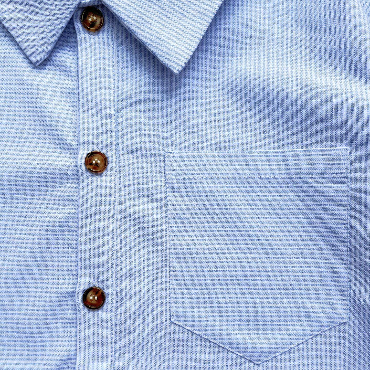 contrast pin-stripe longsleeve