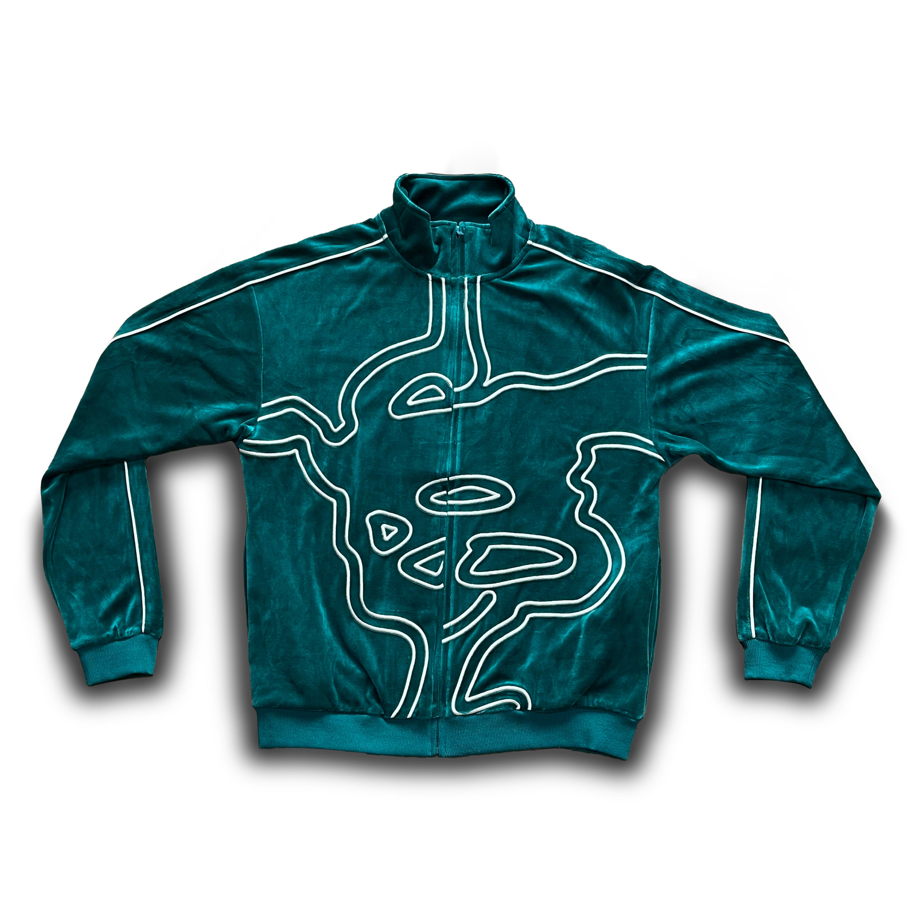 skele torso track jacket – Lazy Bones